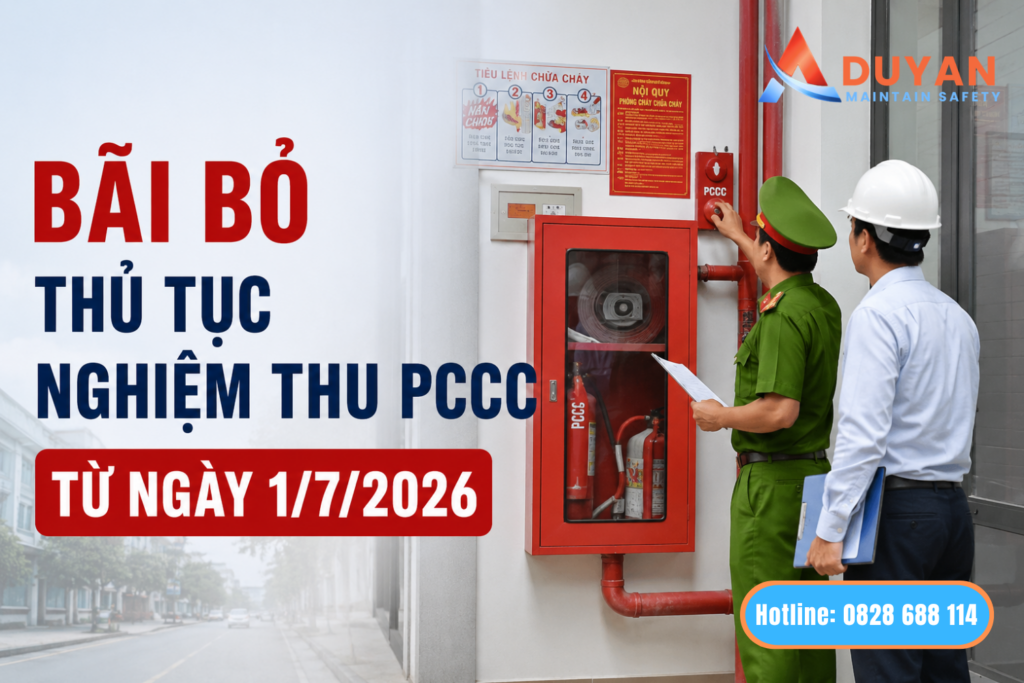 Bãi Bỏ Thủ Tục Nghiệm Thu PCCC Từ Ngày 1/7/2026